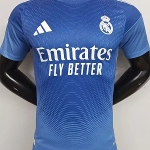 Real Madrid Blue Goalkeeper Player Version Jersey 25/26