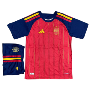 Spain Home World Cup Jersey Set 2026